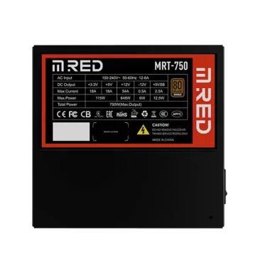 M.RED TX 750W - 80+ BRONZE- MRT-750 PRO-La Halle Informatique-[product_reference]