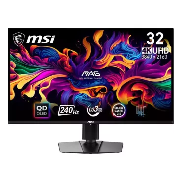 MSI MAG 321UPX QD-OLED écran plat de PC 80 cm (31.5") 3840 x 2160 pixels 4K Ultra HD QDOLED Noir-La Halle Informatique-[product_