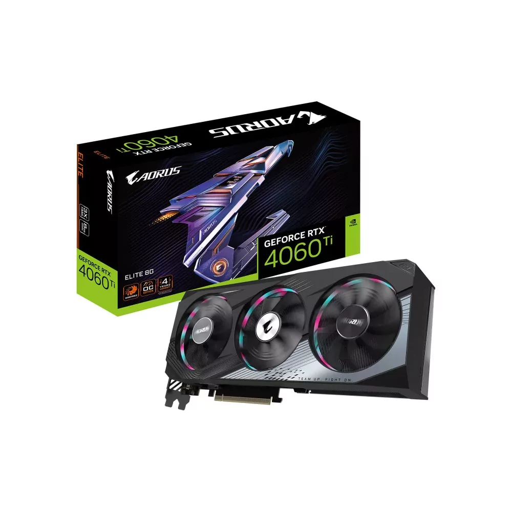 GIGABYTE AORUS GeForce RTX 4060 Ti ELITE 8G NVIDIA 8 Go GDDR6-La Halle Informatique-[product_reference]