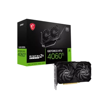 MSI VENTUS GEFORCE RTX 4060 TI 2X BLACK 16G OC carte graphique NVIDIA 16 Go GDDR6-La Halle Informatique-[product_reference]