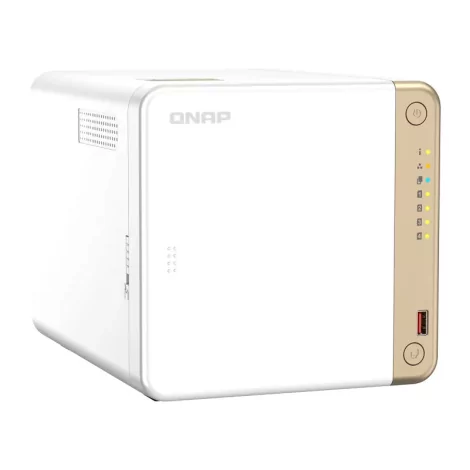 QNAP TS-462-2G serveur de stockage NAS Tower Intel® Celeron® N4505 2 Go DDR4 QNAP QTS Blanc-La Halle Informatique-[product_refer