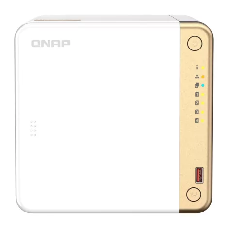 QNAP TS-462-2G serveur de stockage NAS Tower Intel® Celeron® N4505 2 Go DDR4 QNAP QTS Blanc-La Halle Informatique-[product_refer