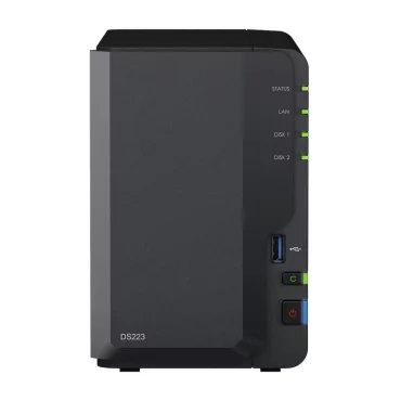 Synology DiskStation DS223 serveur de stockage NAS Bureau Realtek RTD1619B 2 Go DDR4-La Halle Informatique-[product_reference]