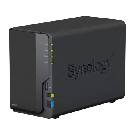 Synology DiskStation DS223 serveur de stockage NAS Bureau Realtek RTD1619B 2 Go DDR4-La Halle Informatique-[product_reference]