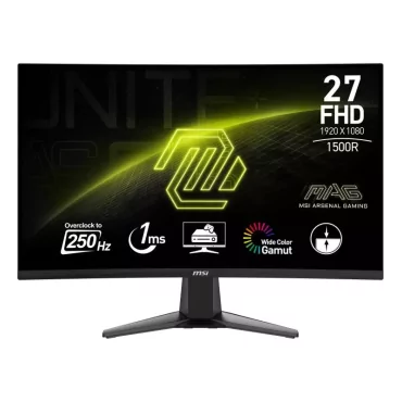 MSI MAG 27C6X écran plat de PC 68,6 cm (27") 1920 x 1080 pixels Full HD LCD Noir-La Halle Informatique-[product_reference]