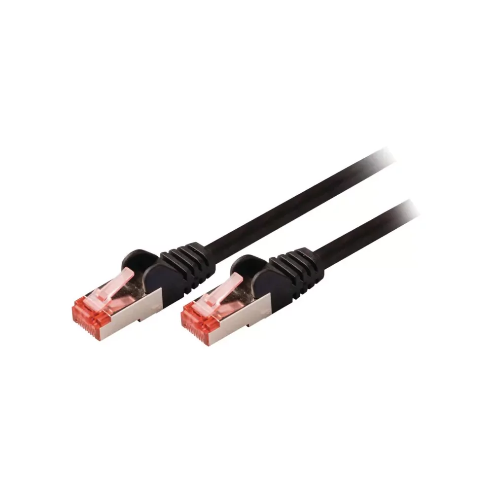 CABLE RJ45 CAT-6 S/FTP (8P8C) Male-(8P8C) Male 15m Noir-La Halle Informatique-[product_reference]