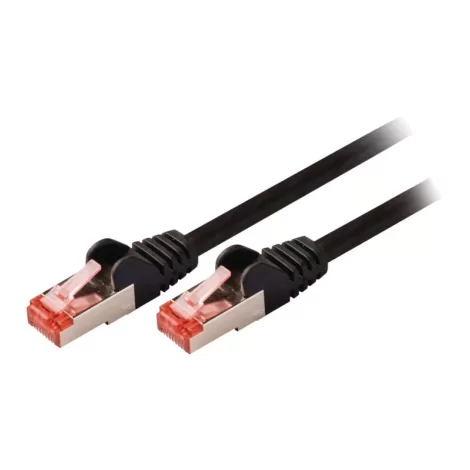 CABLE RJ45 CAT-6 S/FTP (8P8C) Male-(8P8C) Male 15m Noir-La Halle Informatique-[product_reference]