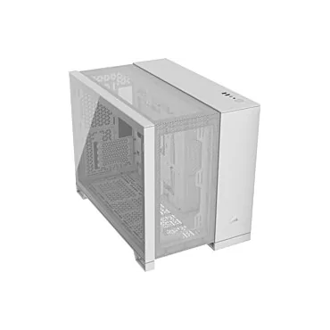 CORSAIR 2500D AIRFLOW Micro ATX Dual Chamber PC Case - White-La Halle Informatique-[product_reference]