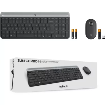 Logitech KIT MK470 Slim Noir-La Halle Informatique-[product_reference]