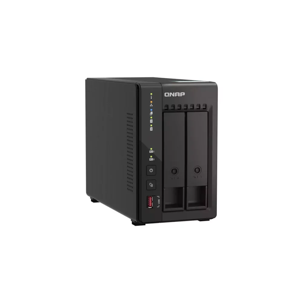 QNAP TS-253E NAS Tower Intel® Celeron® J6412 8 Go QNAP QTS Noir-La Halle Informatique-[product_reference]