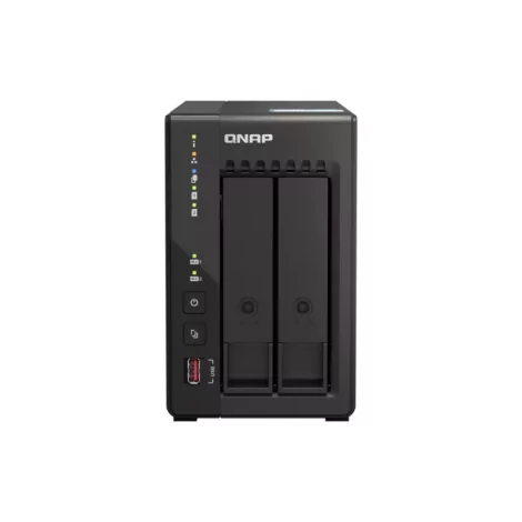 QNAP TS-253E NAS Tower Intel® Celeron® J6412 8 Go QNAP QTS Noir-La Halle Informatique-[product_reference]