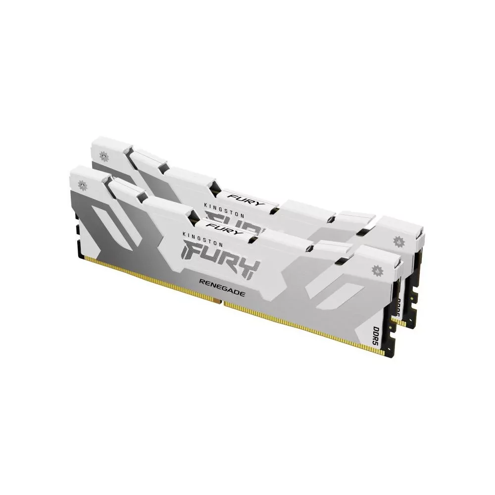 Kingston Technology FURY DIMM DDR5 CL32 32 Go 6400 MT/s (kit de 2) Renegade Blanc XMP-La Halle Informatique-[product_reference]