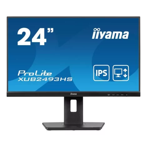 iiyama ProLite XUB2493HS-B6 écran plat de PC 60,5 cm (23.8") 1920 x 1080 pixels Full HD LED Noir-La Halle Informatique-[product_