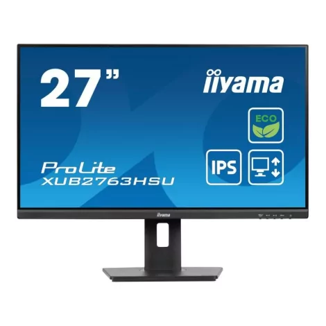 iiyama ProLite XUB2763HSU-B1 écran plat de PC 68,6 cm (27") 1920 x 1080 pixels Full HD LED Noir-La Halle Informatique-[product_r