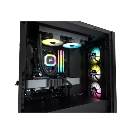 CORSAIR H100 RGB 240mm CPU Cooler-La Halle Informatique-[product_reference]