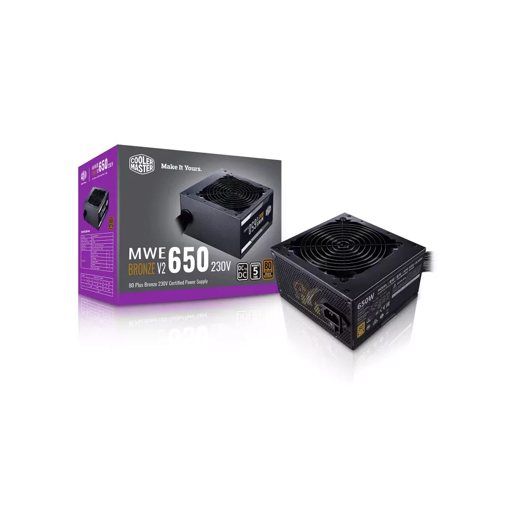 COOLER MASTER MWE 650W V2 - 80+ BRONZE - 650 WATTS-La Halle Informatique-[product_reference]