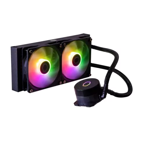 Cooler Master MasterLiquid 240L Core ARGB Processeur Kit de refroidissement du liquide 12 cm Noir-La Halle Informatique-[product