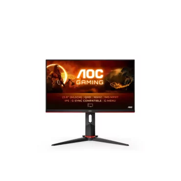 AOC G2 Q24G2A/BK LED display 60,5 cm (23.8") 2560 x 1440 pixels Quad HD LCD Noir, Rouge-La Halle Informatique-[product_reference