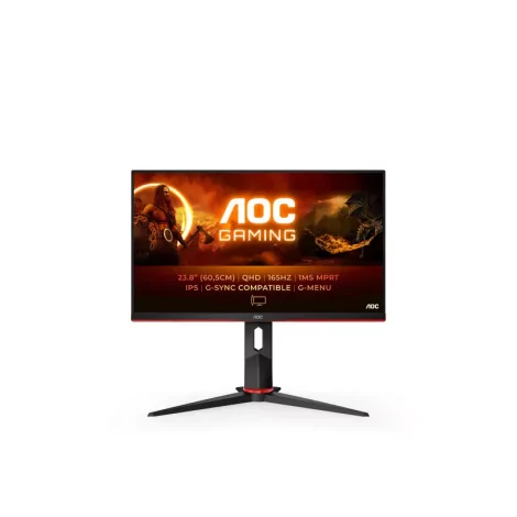 AOC G2 Q24G2A/BK LED display 60,5 cm (23.8") 2560 x 1440 pixels Quad HD LCD Noir, Rouge-La Halle Informatique-[product_reference