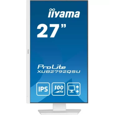 iiyama ProLite XUB2792QSU-W6 écran plat de PC 68,6 cm (27") 2560 x 1440 pixels Wide Quad HD LED Blanc-La Halle Informatique-[pro