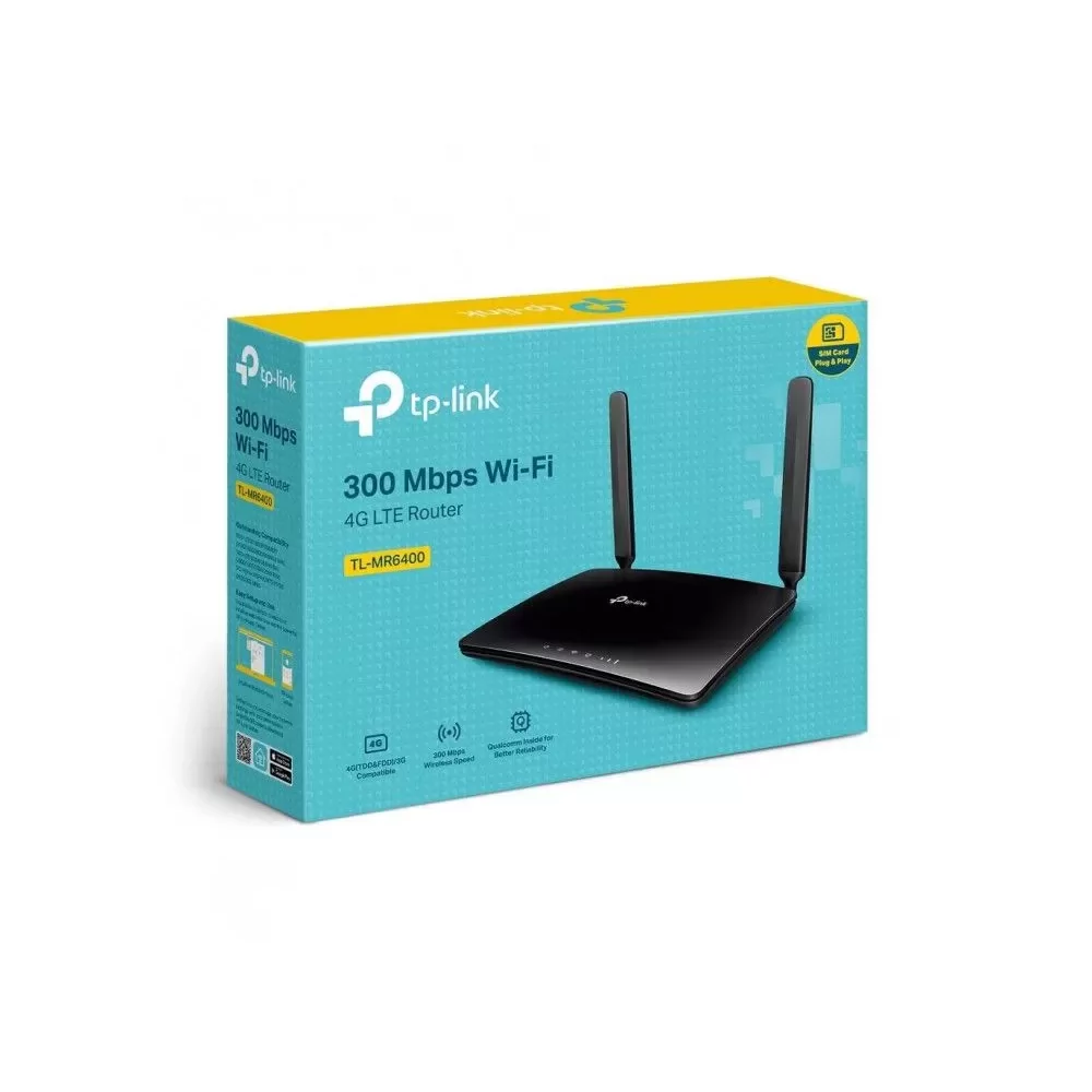 TP-Link TL-MR6400 V4 - Modem/Routeur 4G LTE WiFi N 300 Mbps-La Halle Informatique-[product_reference]