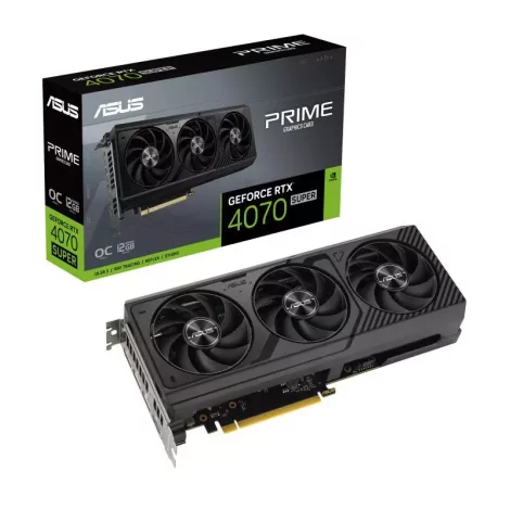 ASUS Prime -RTX4070S-O12G NVIDIA GeForce RTX 4070 SUPER 12 Go GDDR6X-La Halle Informatique-[product_reference]