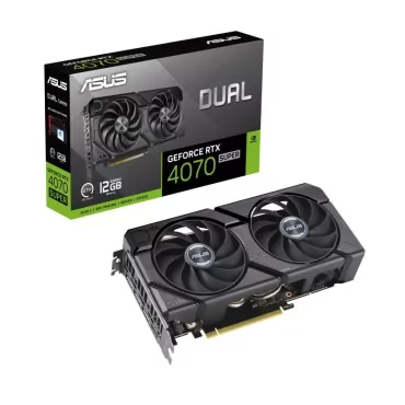 ASUS Dual -RTX4070S-12G-EVO NVIDIA GeForce RTX 4070 SUPER 12 Go GDDR6X-La Halle Informatique-[product_reference]