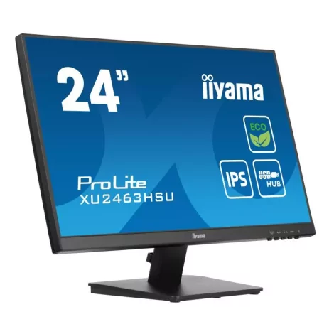 iiyama ProLite XU2463HSU-B1 écran plat de PC 60,5 cm (23.8") 1920 x 1080 pixels Full HD LED Noir-La Halle Informatique-[product_