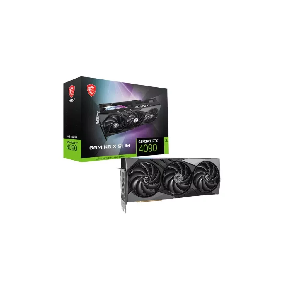 MSI GAMING GEFORCE RTX 4090 X SLIM 24G carte graphique NVIDIA 24 Go GDDR6X-La Halle Informatique-[product_reference]