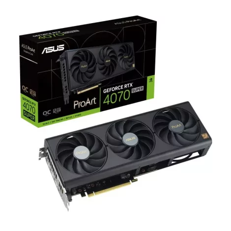 ASUS ProArt -RTX4070S-O12G NVIDIA GeForce RTX 4070 SUPER 12 Go GDDR6X-La Halle Informatique-[product_reference]