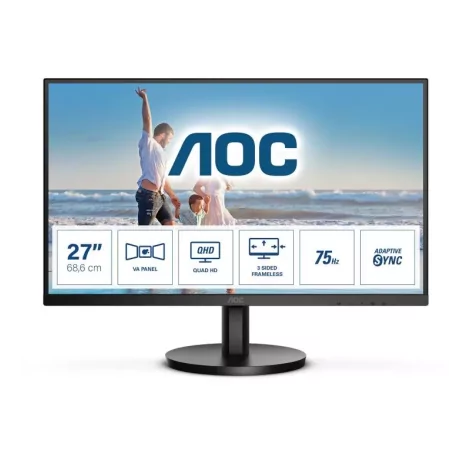 AOC Q27B3MA LED display 68,6 cm (27") 2560 x 1440 pixels Quad HD Noir-La Halle Informatique-[product_reference]