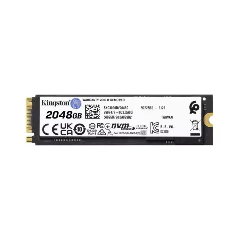 KINGSTON SSD KC3000 2T PCIe 4.0 NVMe M.2 *SKC3000D/2048G-La Halle Informatique-[product_reference]