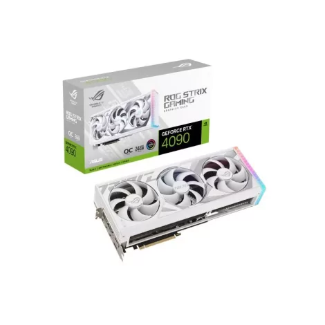 ASUS ROG -STRIX-RTX4090-O24G-WHITE NVIDIA GeForce RTX 4090 24 Go GDDR6X-La Halle Informatique-[product_reference]