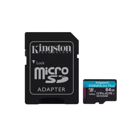 KINGSTON microSDXC Canvas Go Plus 64G *SDCG3/64GB-La Halle Informatique-[product_reference]