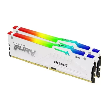 Kingston Technology FURY Beast 32 Go 5600 MT/s DDR5 CL40 DIMM (Kits de 2) White RGB XMP-La Halle Informatique-[product_reference