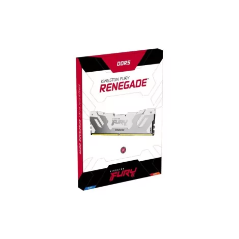 Kingston Technology FURY 32 Go 6400 MT/s DDR5 CL32 DIMM (Kits de 2) Renegade RGB Blanc XMP-La Halle Informatique-[product_refere