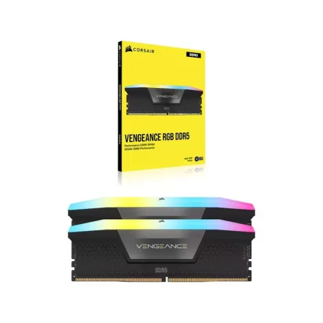 Corsair Vengeance RGB CMH32GX5M2E6000C36 module de mémoire 32 Go 2 x 16 Go DDR5 6000 MHz-La Halle Informatique-[product_referenc