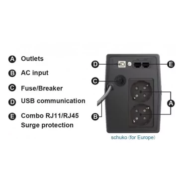 FSP (FORTRON) Onduleur 1000VA IFP1000-La Halle Informatique-[product_reference]