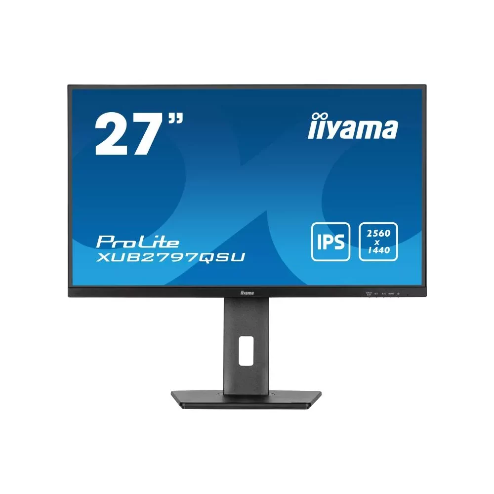 iiyama ProLite XUB2797QSU-B1 écran plat de PC 68,6 cm (27") 2560 x 1440 pixels Wide Quad HD LED Noir-La Halle Informatique-[prod