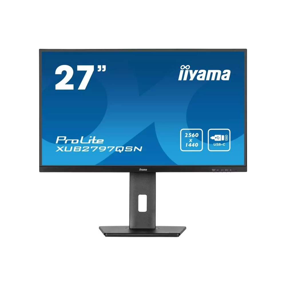 iiyama ProLite XUB2797QSN-B1 écran plat de PC 68,6 cm (27") 2560 x 1440 pixels Wide Quad HD LED Noir-La Halle Informatique-[prod