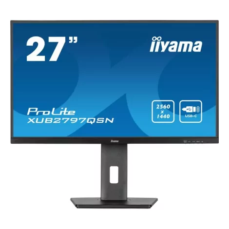 iiyama ProLite XUB2797QSN-B1 écran plat de PC 68,6 cm (27") 2560 x 1440 pixels Wide Quad HD LED Noir-La Halle Informatique-[prod