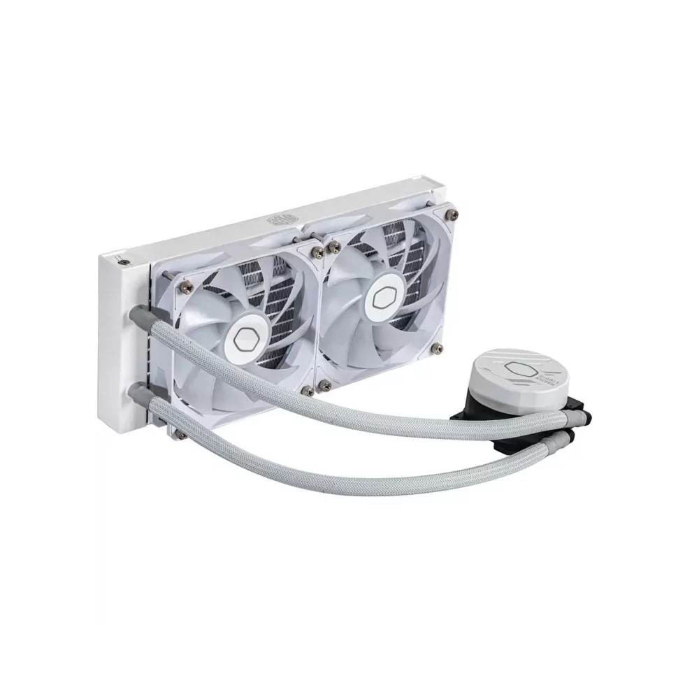 Cooler Master MasterLiquid 240L Core ARGB White Processeur Kit de refroidissement du liquide 12 cm Blanc-La Halle Informatique-[