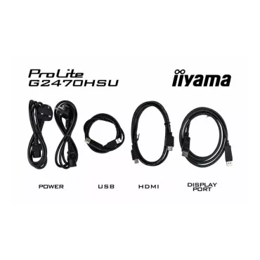 iiyama G-MASTER G2470HSU-B6 écran plat de PC 60,5 cm (23.8") 1920 x 1080 pixels Full HD LCD Noir-La Halle Informatique-[product_