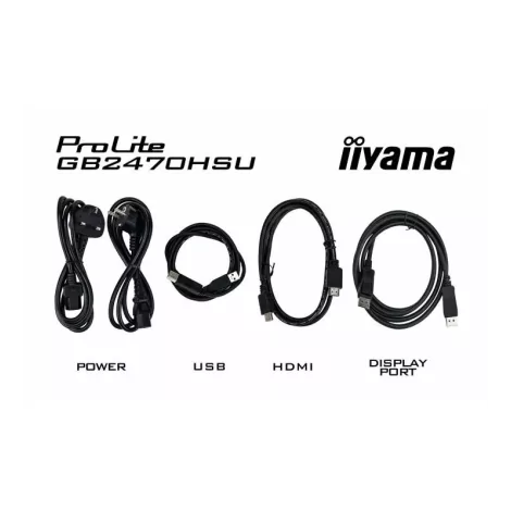 iiyama G-MASTER GB2470HSU-B6 écran plat de PC 60,5 cm (23.8") 1920 x 1080 pixels Full HD LCD Noir-La Halle Informatique-[product