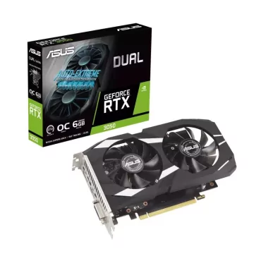 ASUS Dual -RTX3050-O6G NVIDIA GeForce RTX 3050 6 Go GDDR6-La Halle Informatique-[product_reference]