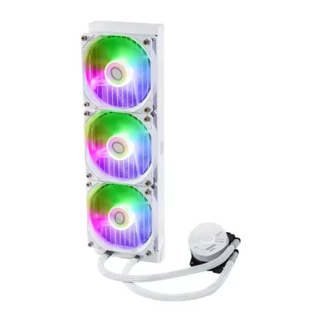 Cooler Master MasterLiquid 360L Core ARGB White Processeur Kit de refroidissement du liquide 12 cm Blanc-La Halle Informatique-[