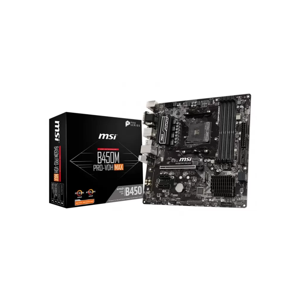 MSI B450M PRO-VDH MAX-La Halle Informatique-[product_reference]