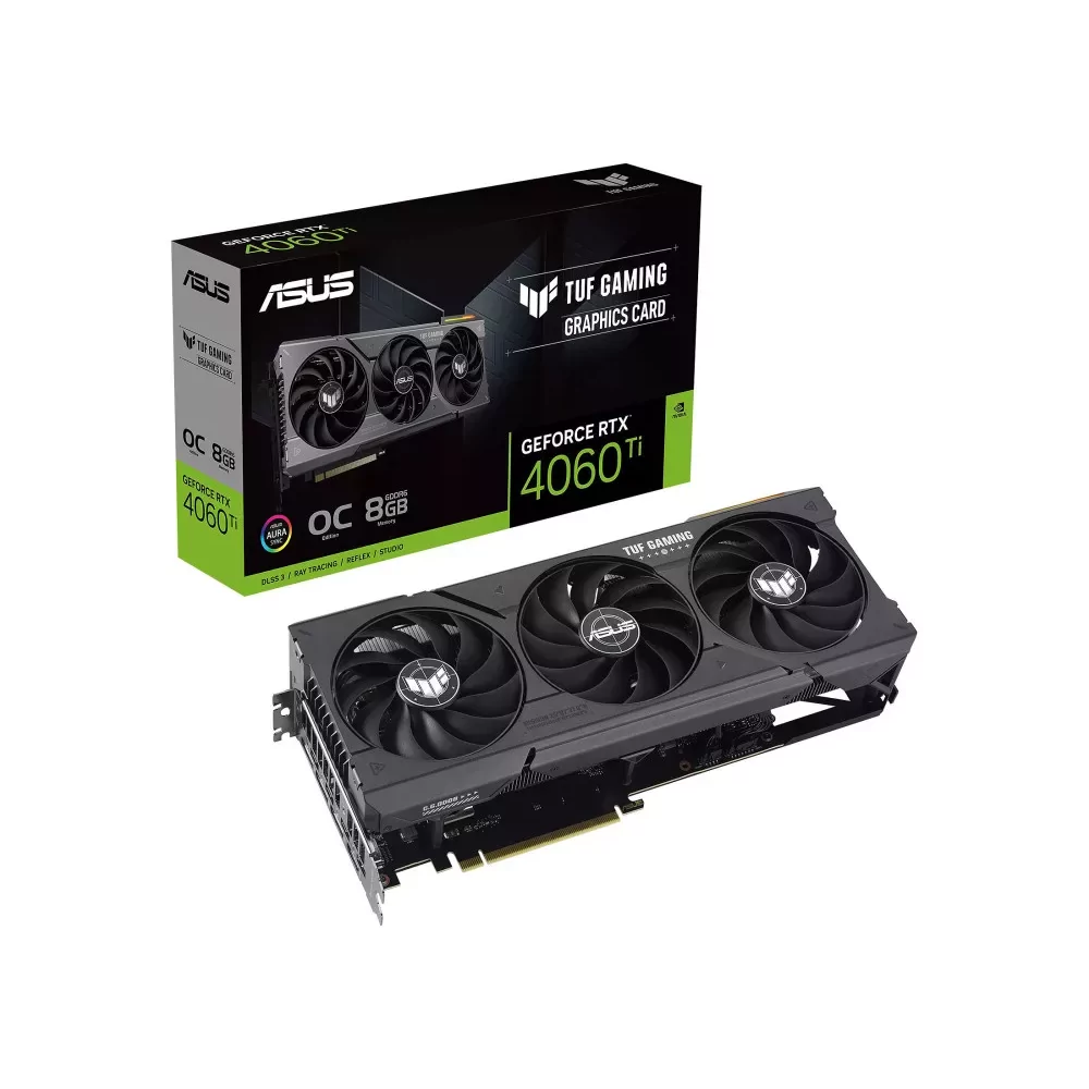 ASUS TUF Gaming TUF-RTX4060TI-O8G-GAMING NVIDIA GeForce RTX 4060 Ti 8 Go GDDR6-La Halle Informatique-[product_reference]