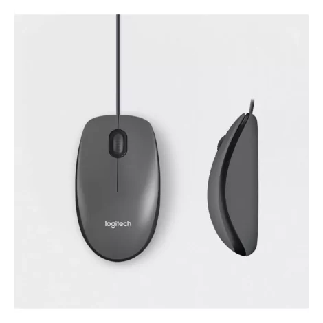 Logitech M100 souris Bureau Ambidextre USB Type-A Optique 1000 DPI-La Halle Informatique-[product_reference]