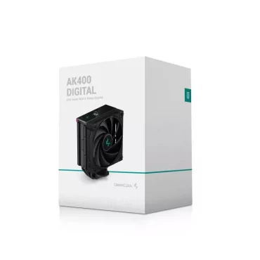 DeepCool AK400 DIGITAL Processeur Refroidisseur d'air 12 cm Noir 1 pièce(s)-La Halle Informatique-[product_reference]